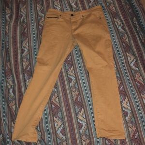 Tan slim fit 34X32 jeans worn once